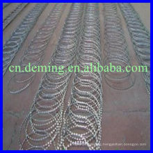 Barbed wire mesh fence coated aluminum or galvanized or PVC or PE